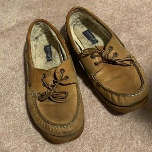Sherpa-lined Sperry Topsiders